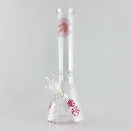 12" Toronto-Themed Beaker Bongs – 4mm Thick Glass Glass Bong Super Supplys Inc Red