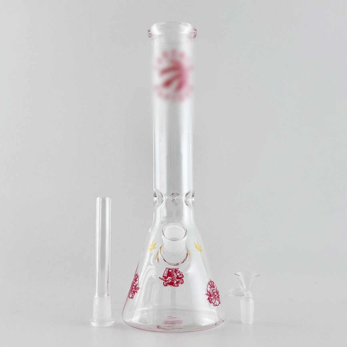 12" Toronto-Themed Beaker Bongs – 4mm Thick Glass Glass Bong Super Supplys Inc