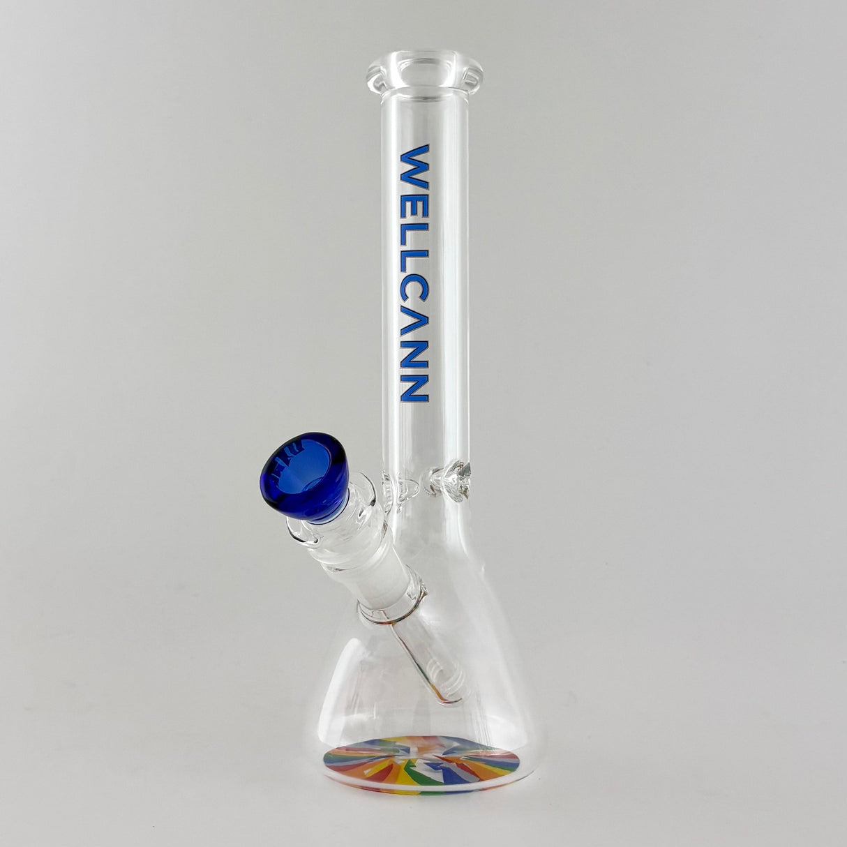 Wellcann | 10" 5mm Beaker Accent Glass Bong Glass Bong Super Supplys Inc B-Rasta