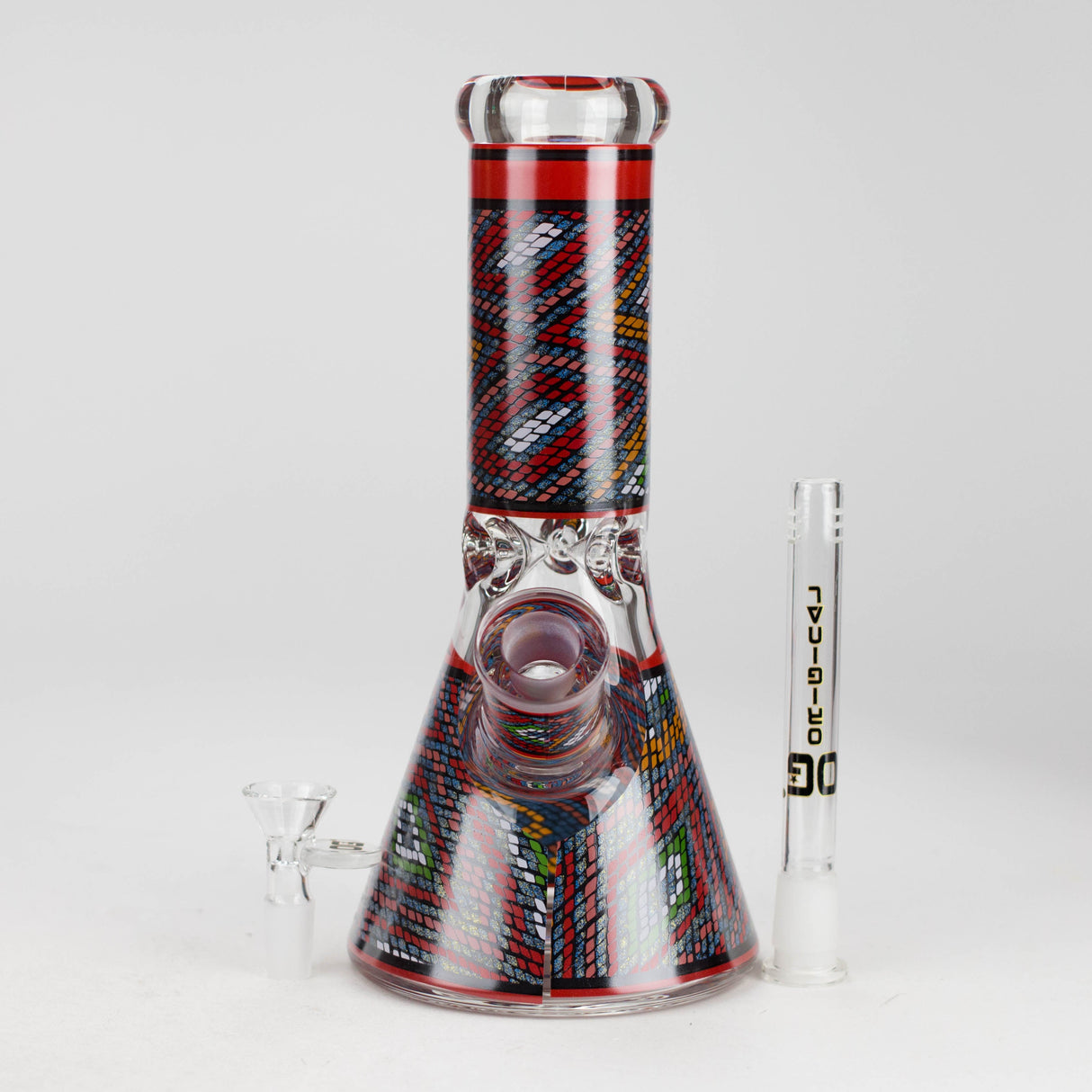 OG Original | 9″ 9 mm Mosaic Pattern Water Pipe (OG701)