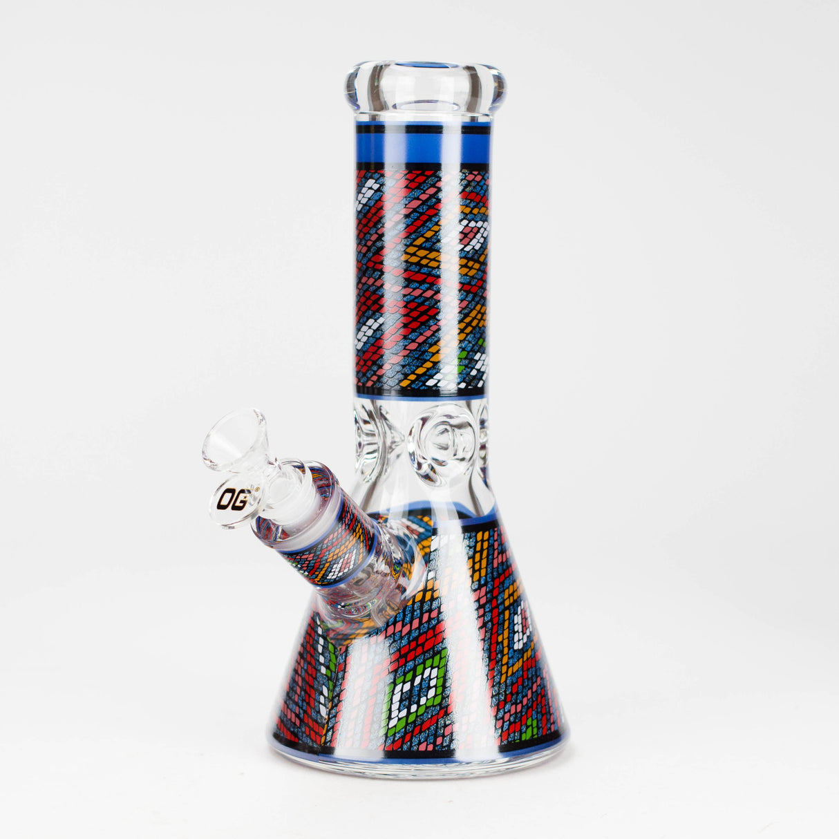 OG Original | 9″ 9 mm Mosaic Pattern Water Pipe (OG701)