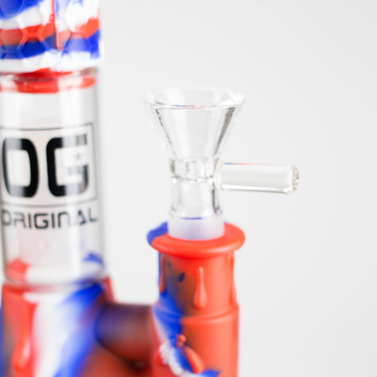 OG Original | 9" Silicone Honeycomb Water pipe (OG-SLB024)-Assorted