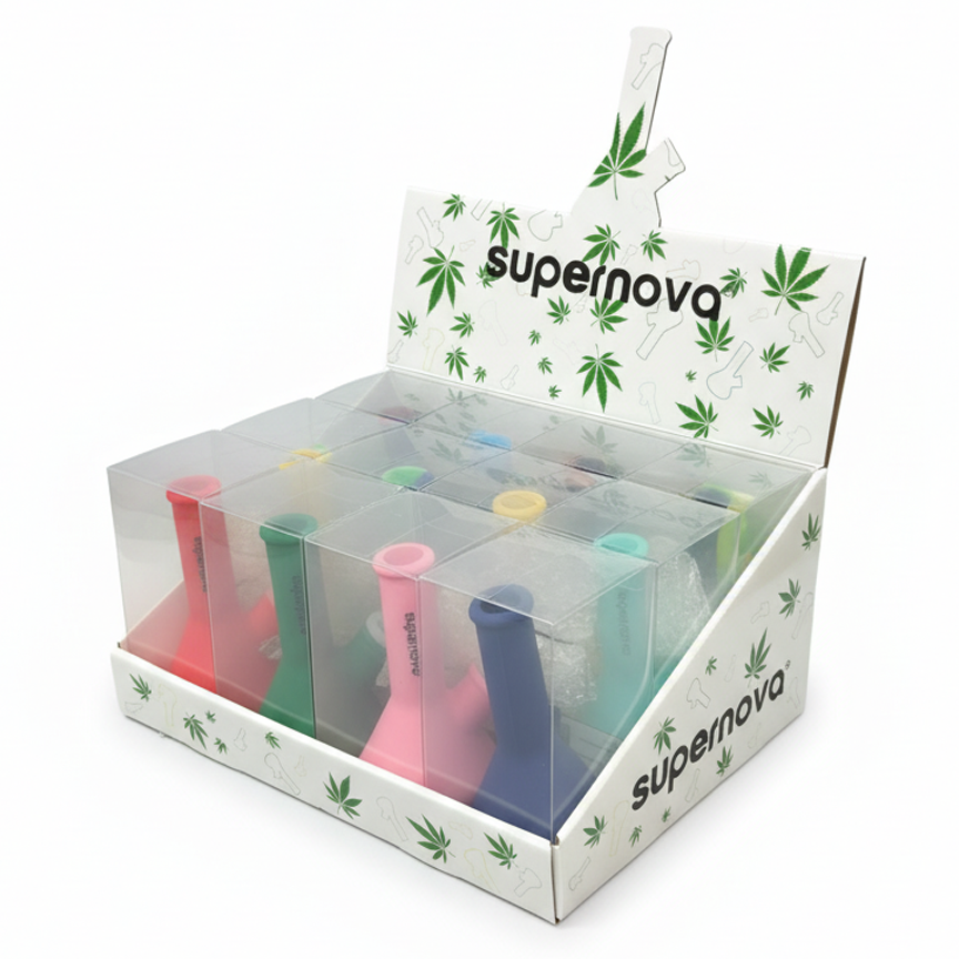 Supernova | 5" Silicone Bong Variety Pack – 12pc Resin · Silicone · Plastic Bong Bestfive Enterprise Ltd.