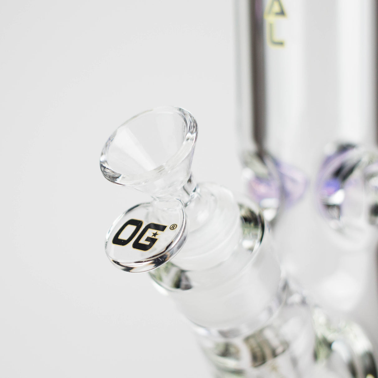 OG Original | 12" 9mm Straight Tube Bong (OG-653) Glass Bong Smoking Cat Distribution