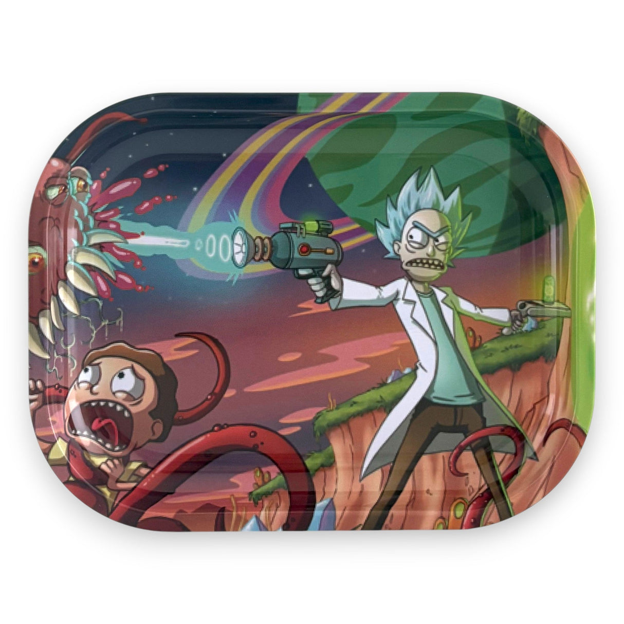 R&M Series Metal Rolling Tray - Small Tray Super Supplys Inc Design F
