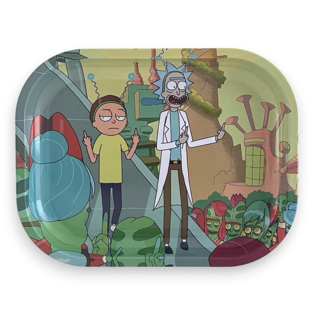 R&M Series Metal Rolling Tray - Small Tray Super Supplys Inc Design C
