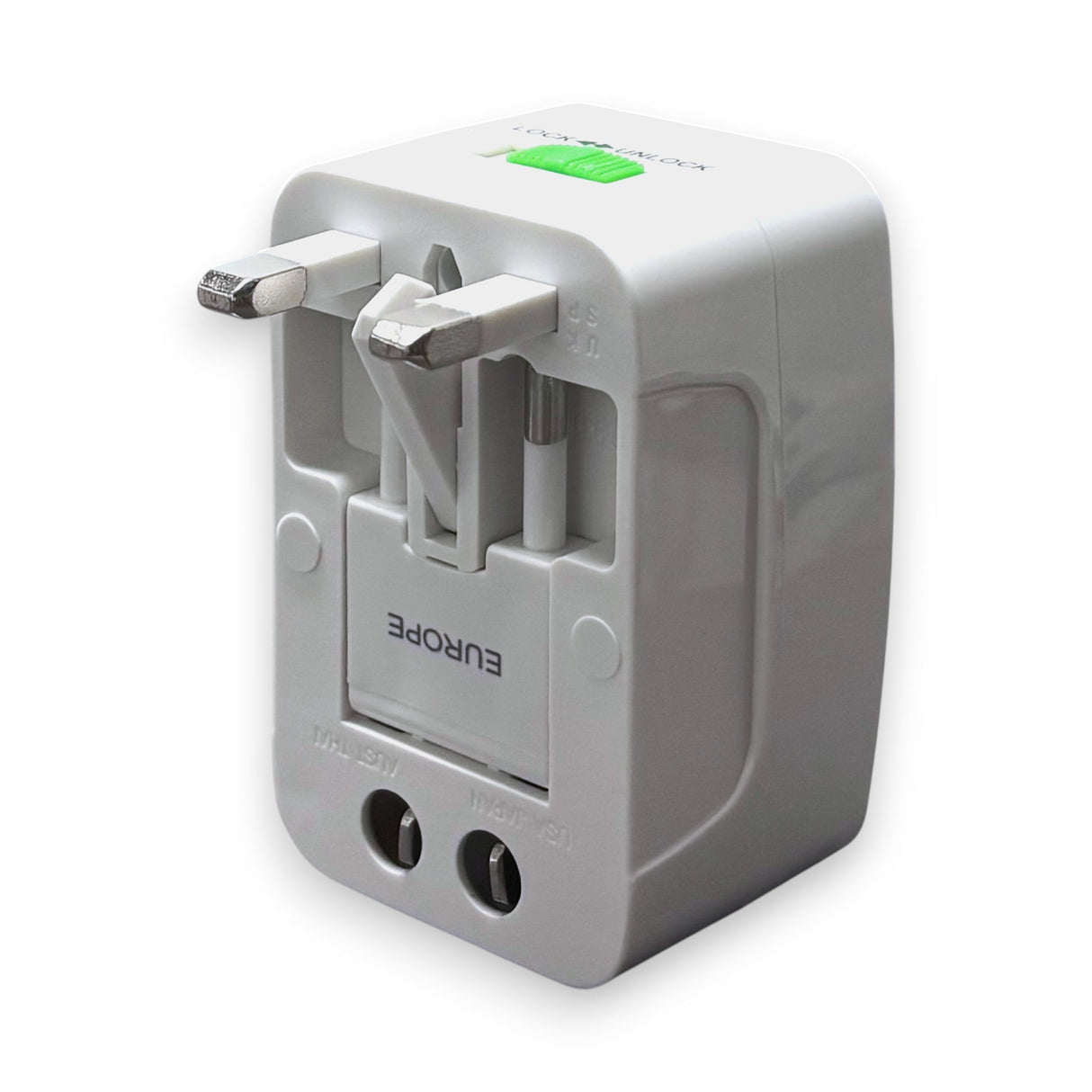 All-in-One International Travel Adapter with Surge Protection Adapter Super Supplys Inc