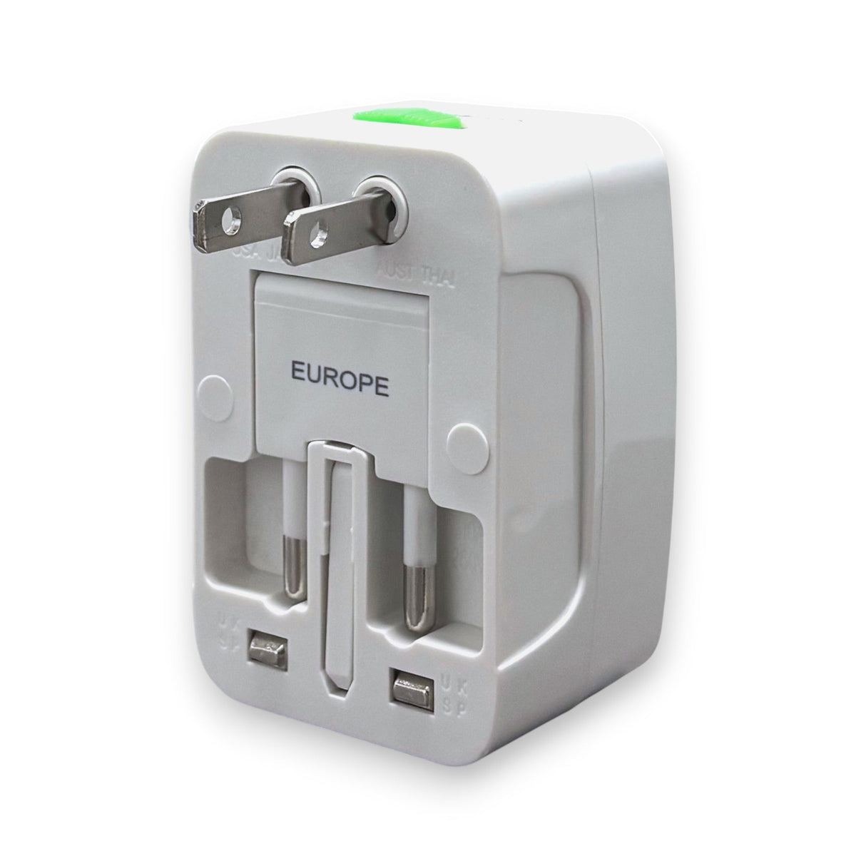 All-in-One International Travel Adapter with Surge Protection Adapter Super Supplys Inc