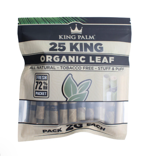 King Palm | 25 King Rolls / Pouch - 8 Units Per Display Box Leaf Wrap NIBO Distribution