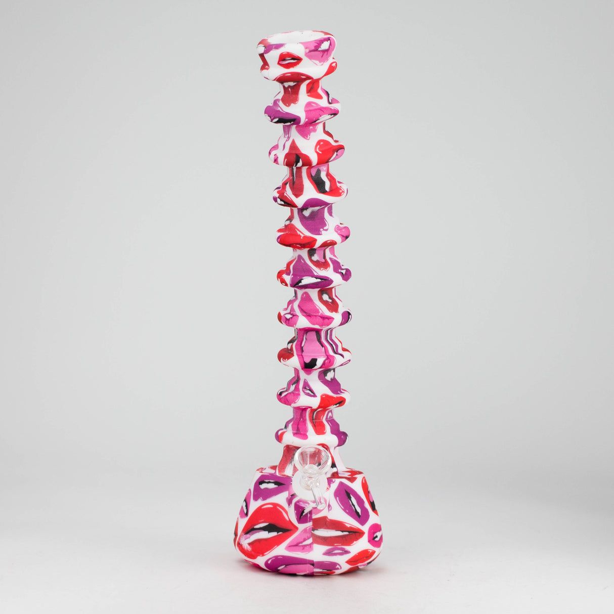 9"-15" extendable silicone water bong