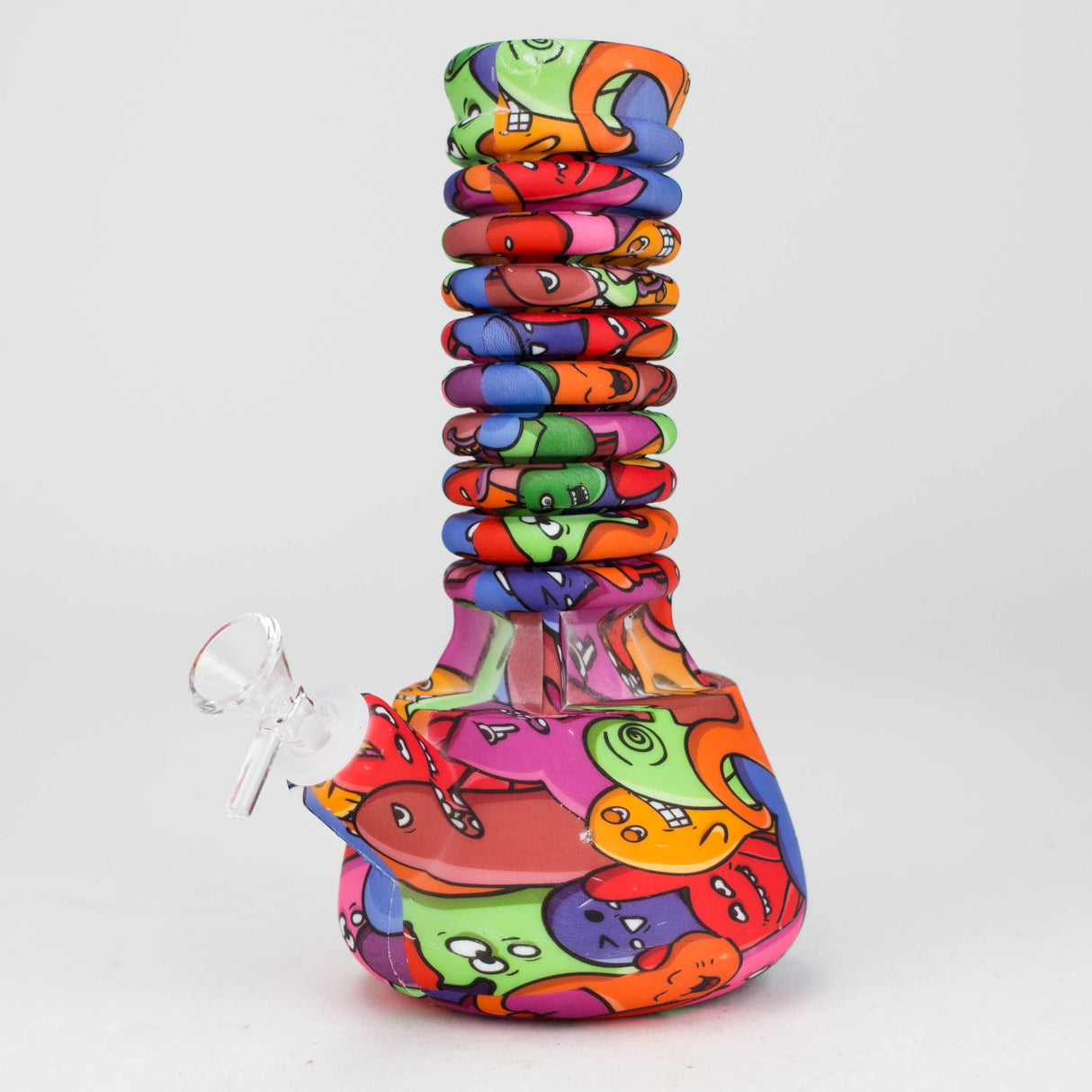 9"-15" extendable silicone water bong