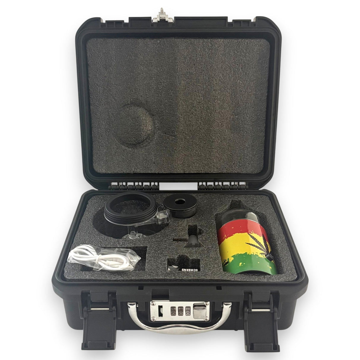 Electric Lamp Bong Set-Rasta