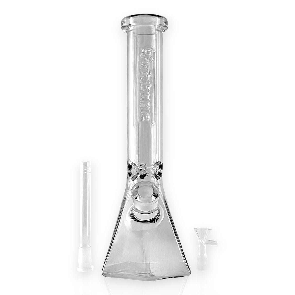 Fortune | 14" Hexagon Base Beaker Bong Glass Bong Fortune