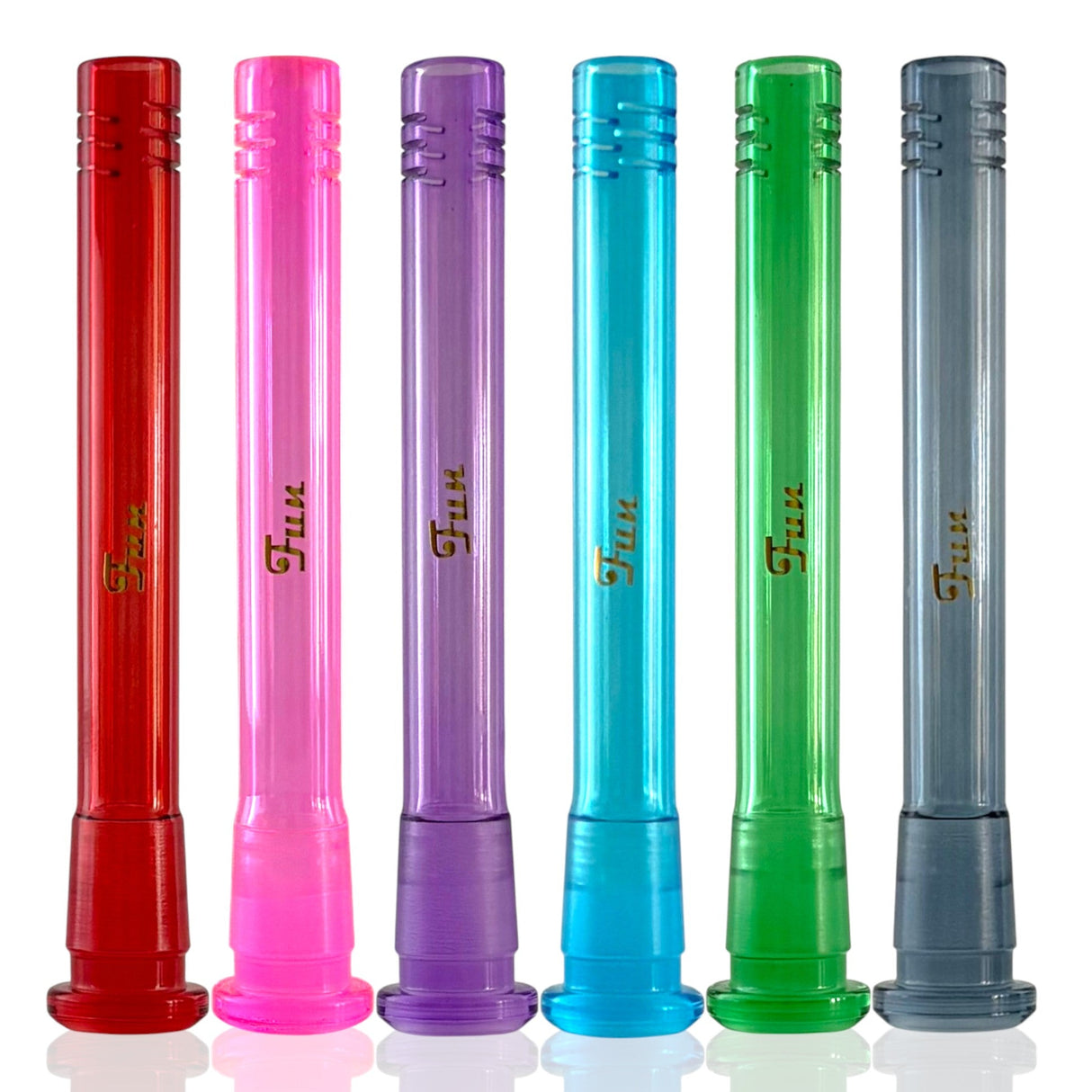 5.5" Colored Glass Downstems – Universal Fit & Smooth Diffusion Downstem · Bowlstem Fortune