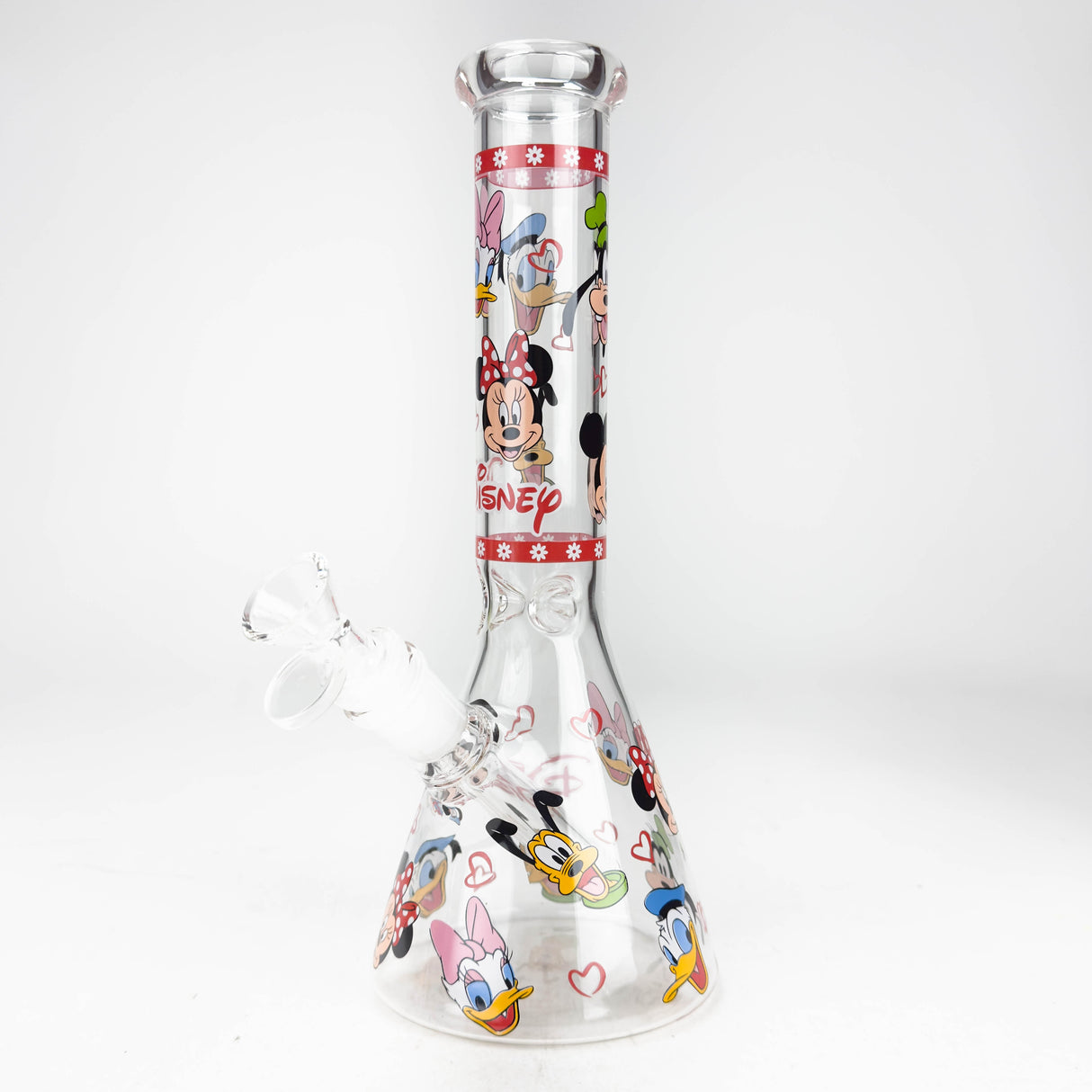 10" Carton Duck Design Glass Beaker Bong Glass Bong 777 Smoke