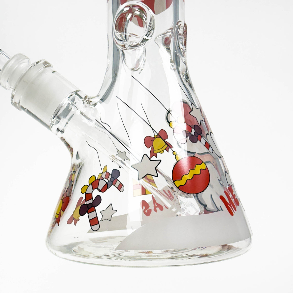 14" Holiday Series 7mm Thick Glass Water Bong – Glow in the Dark Glass Bong LEHIGH WHOLESALE