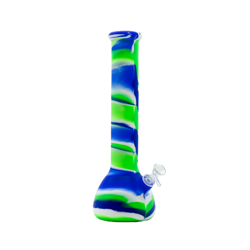 12.5" Silicone Beaker – Assorted Colors | Durable, Flexible & Travel-Ready Resin · Silicone · Plastic Bong Small Biz Distributors