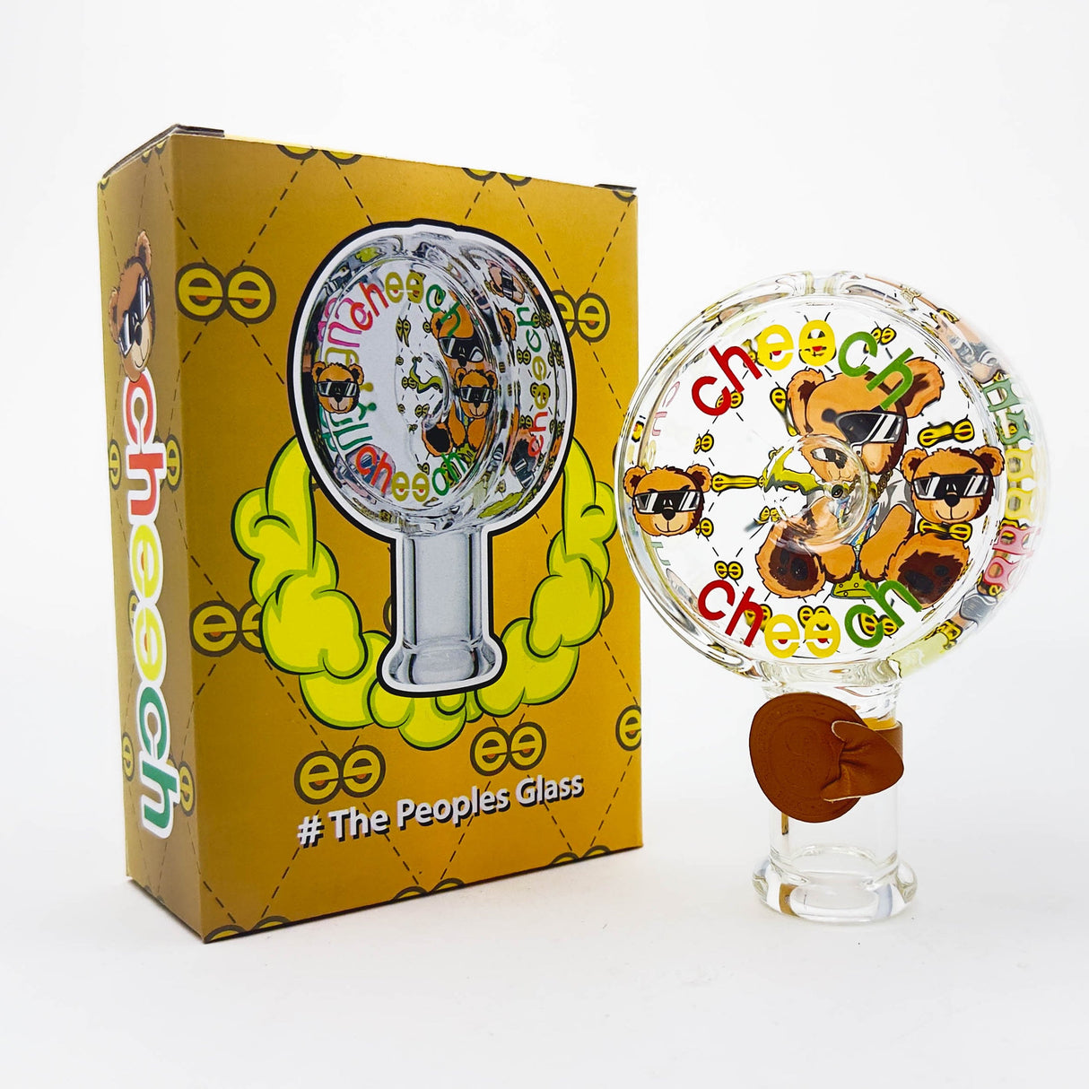 Cheech | 4" Cool Teddy Bear Round Hand Pipe – Cute, Collectible & Smooth-Hitting Glass Pipe Glass Pipe Smoking Cat Distribution