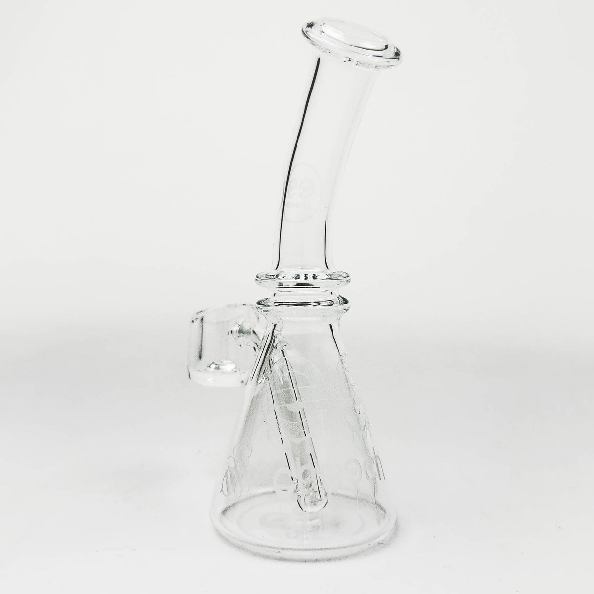 Cheech | 5" Mini Quartz Beaker Glass Rig Smoking Cat Distribution