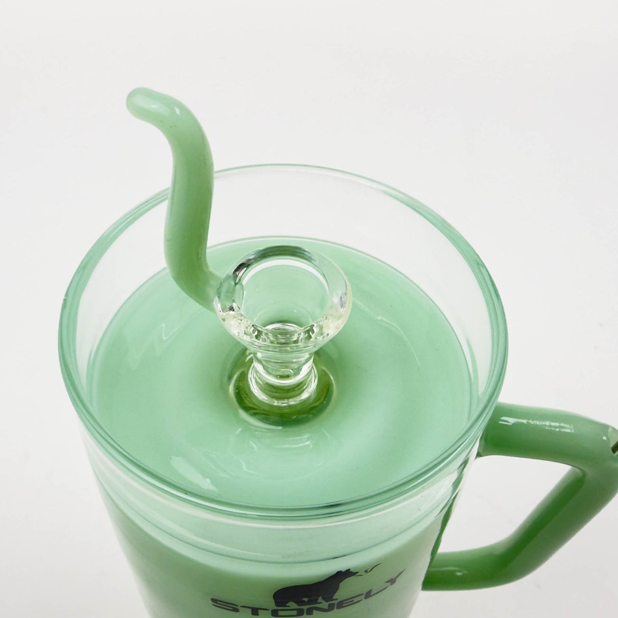 Pulsar | 8.5" Stonely Cup Water Pipe – Unique Insulated Cup Design Glass Bong Smoking Cat Distribution