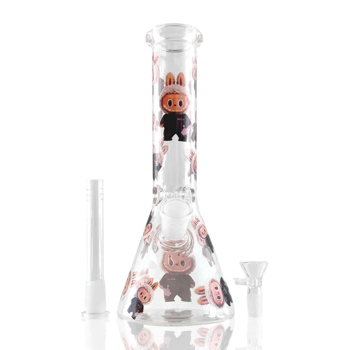 10" Hooded Character Beaker Bong – 4mm Thick Glass Glass Bong Super Supplys Inc