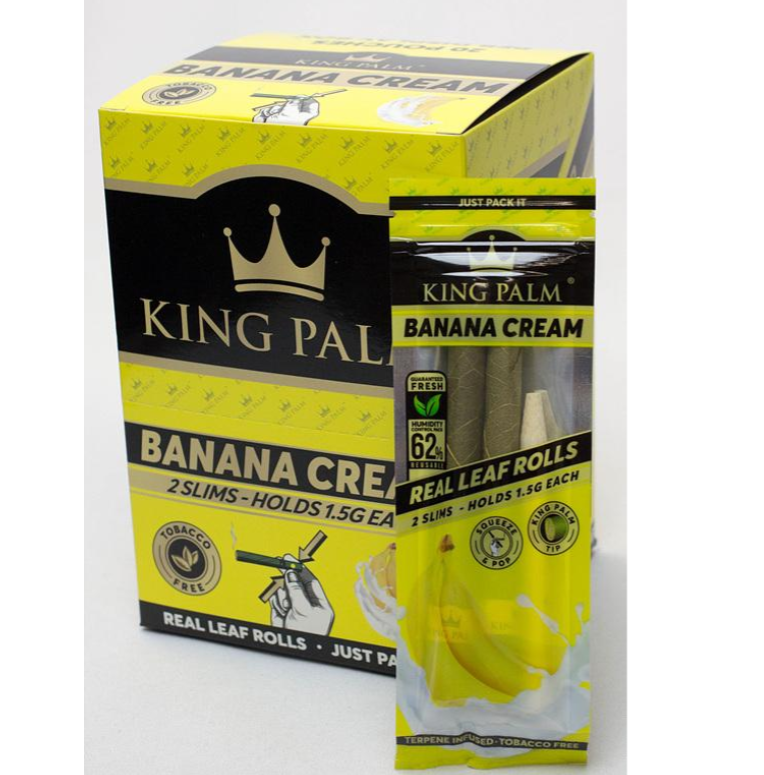 King Palm | Flavors Slim - 20 pouches Display Leaf Wrap NIBO Distribution BANANA