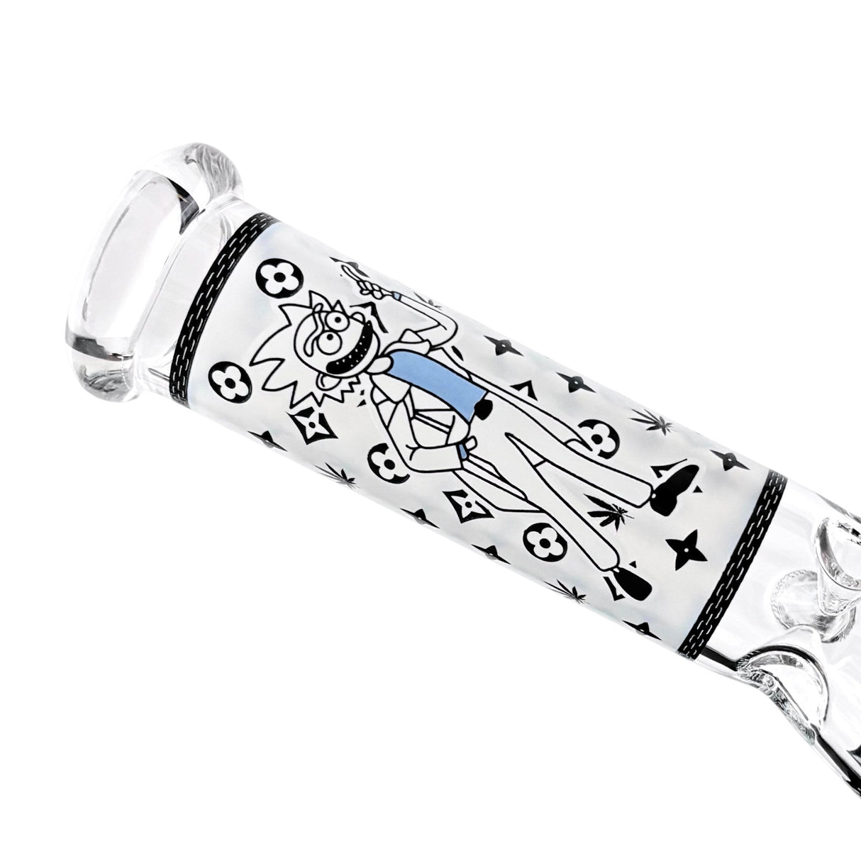 10" Animated Art Beaker Bong Series – 4mm Thick Glass Glass Bong Super Supplys Inc