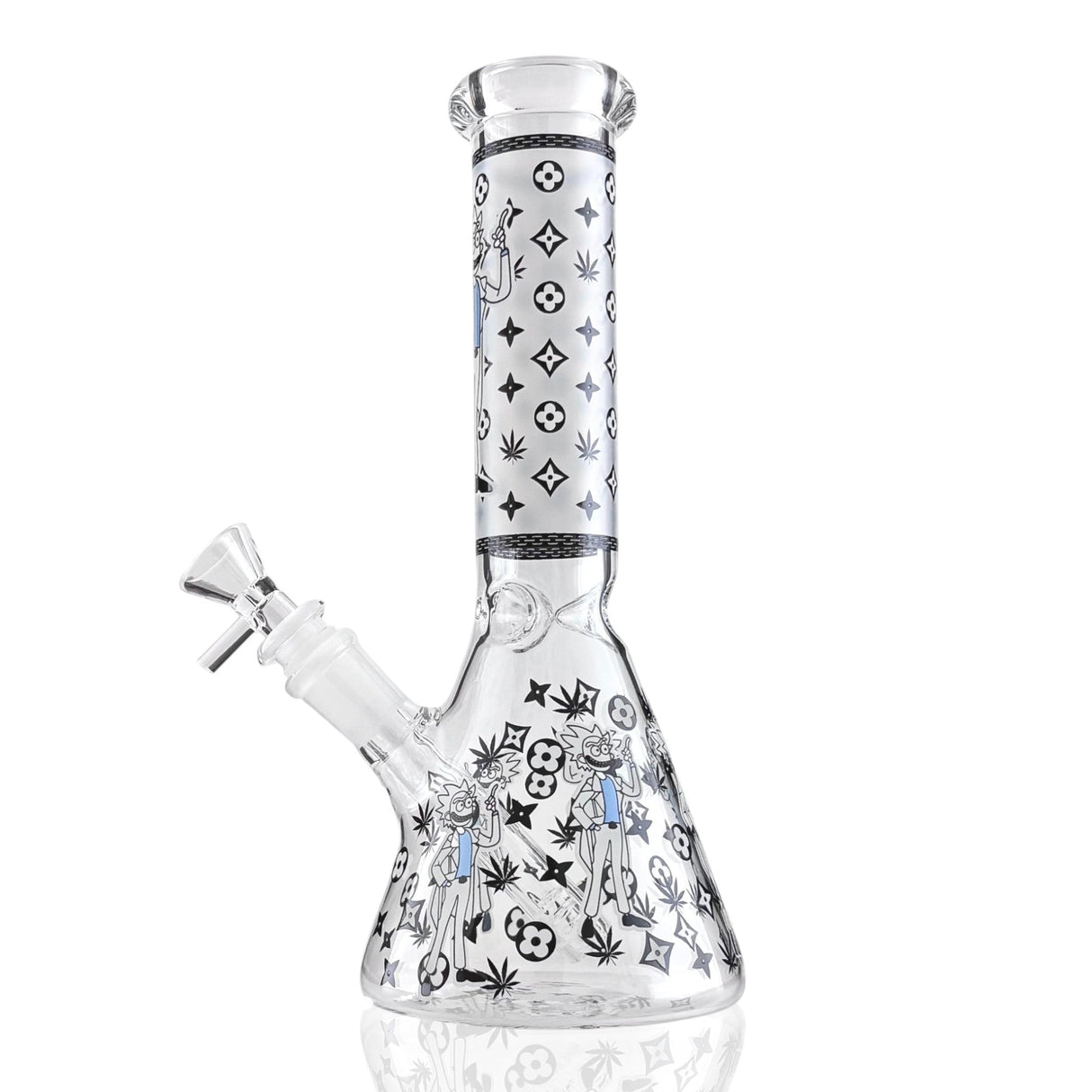 10" Animated Art Beaker Bong Series – 4mm Thick Glass Glass Bong Super Supplys Inc