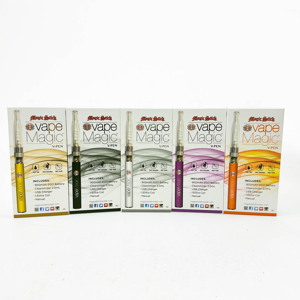 Magic Stick® | Vape Magic V-Pen Kit – 900mAh EGO Battery | 12ct Display Box 510 Battery LEHIGH WHOLESALE