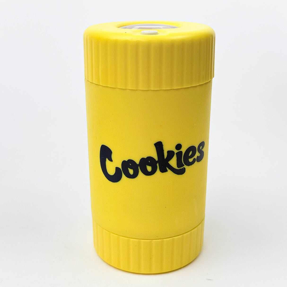COOKIE | 4 IN 1 UTILITY JAR WITH GRINDER AND ONE HITTER Herb Saver Grinder LEHIGH WHOLESALE