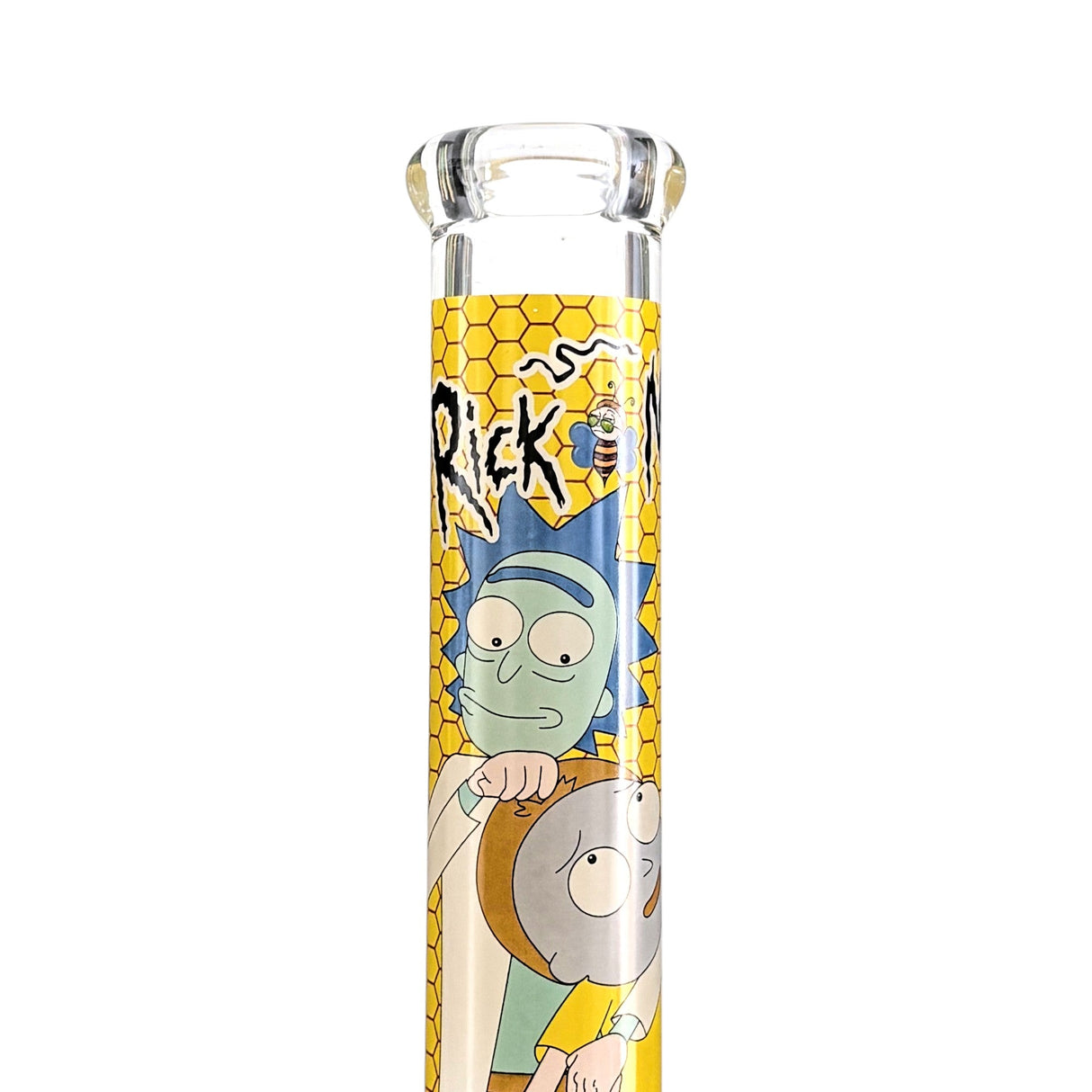 Honeycomb Spectrum Beaker – 14" Thick 7mm Color Series Bong Glass Bong Super Supplys Inc