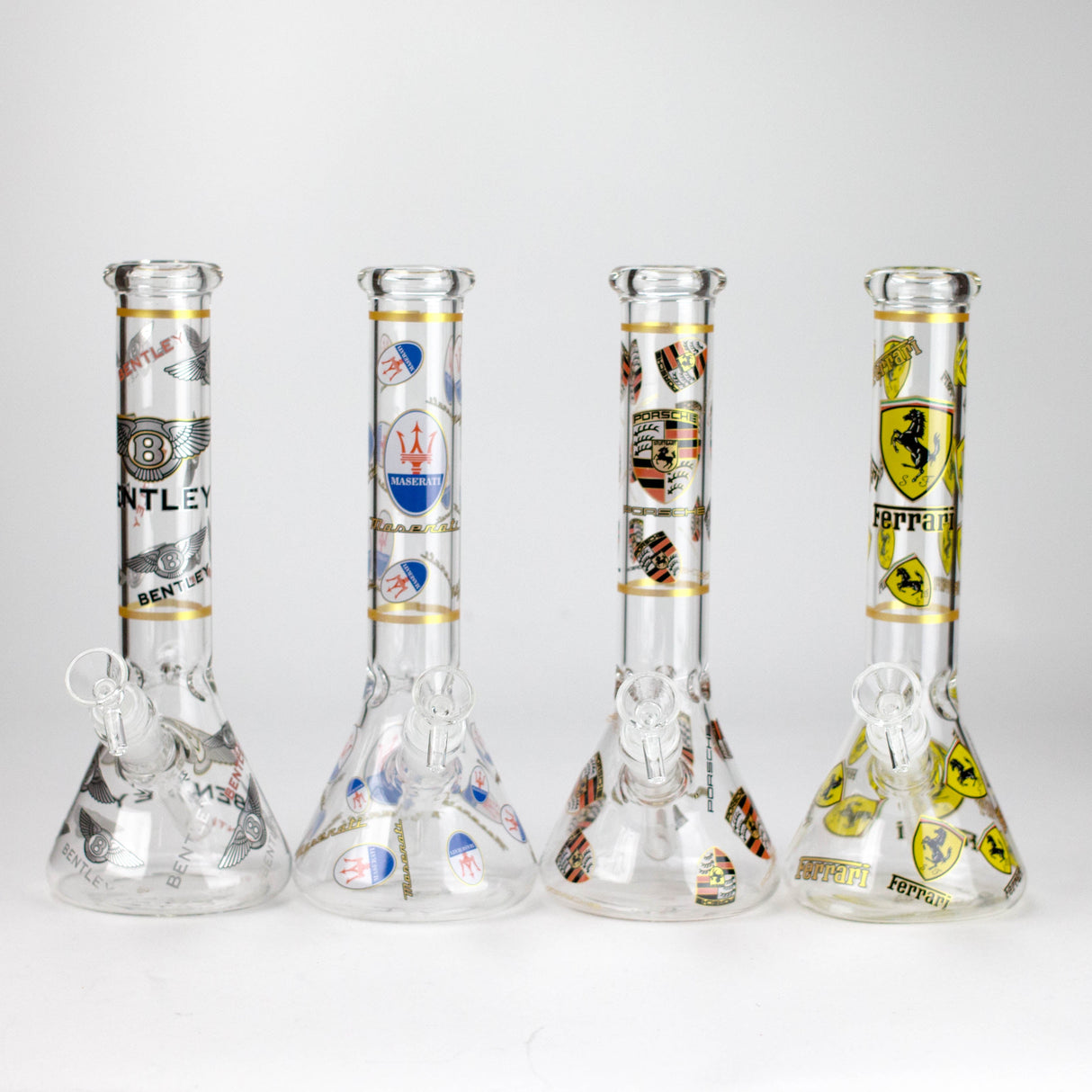10" Luxury Car Design Glass Beaker Bong Glass Bong 777 Smoke