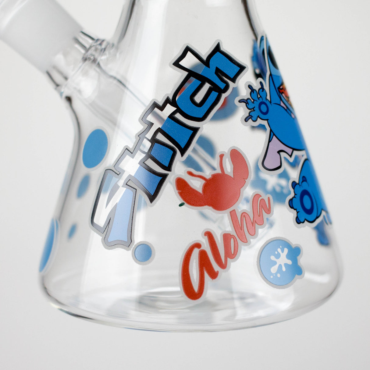 10" Turtle Design Glass Beaker Bong – Glow in the Dark Glass Bong 777 Smoke