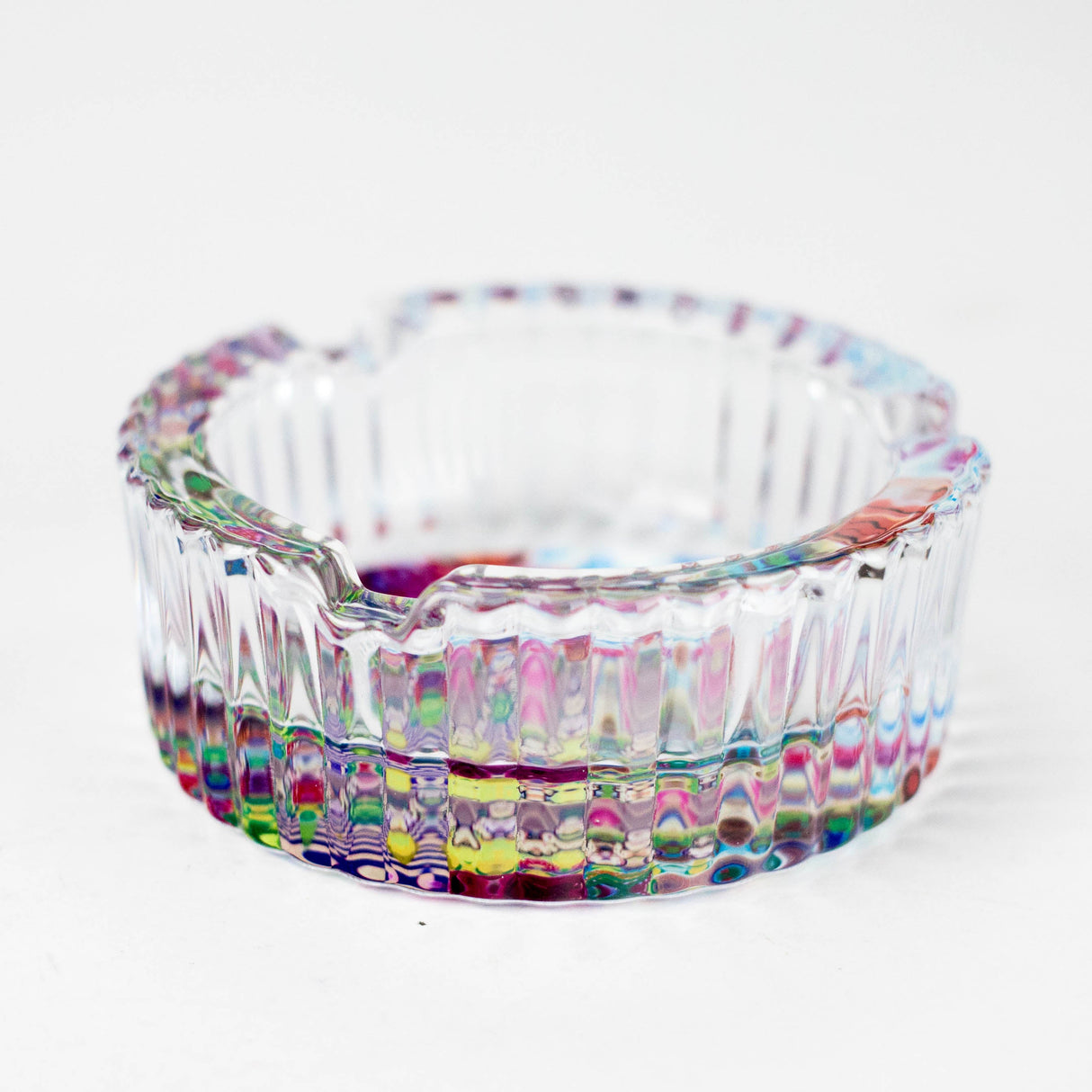 Premium Glass Mushroom Design Ashtray – Box of 6