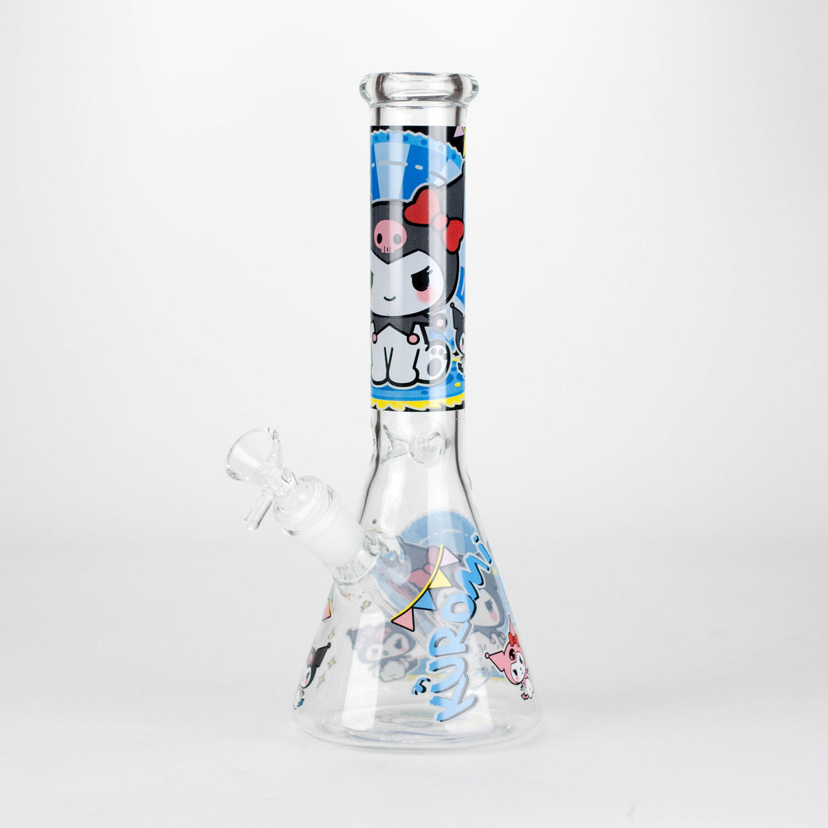 10" Cartoon Girl Design Glass Beaker Bong Glass Bong 777 Smoke Design4