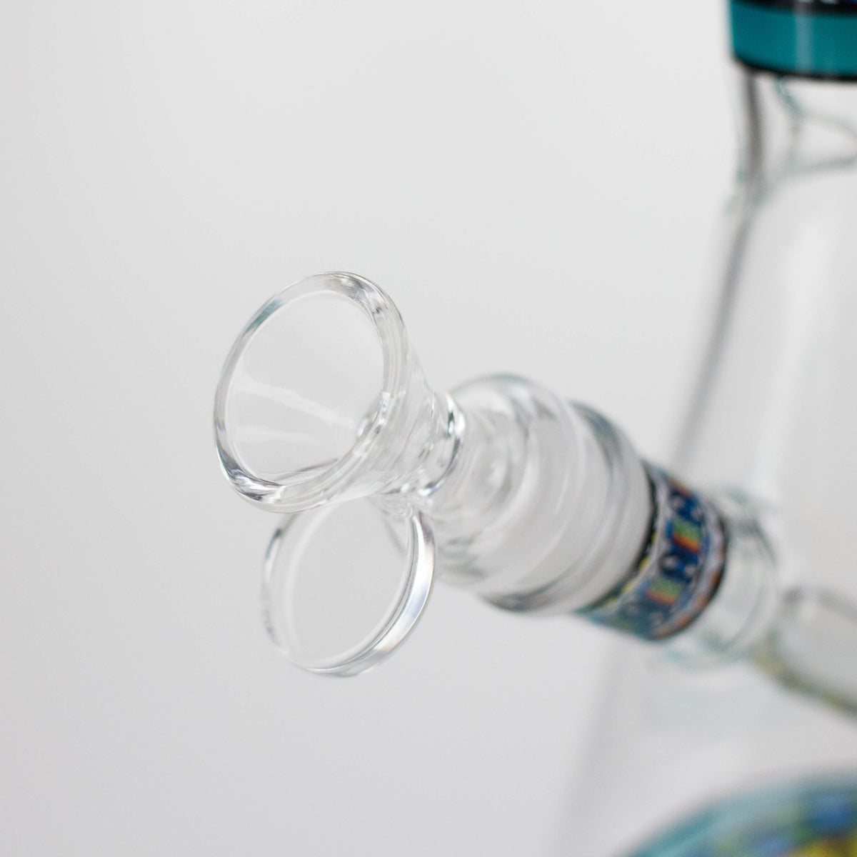 10" Prism Mosaic Design Glass Beaker Bong