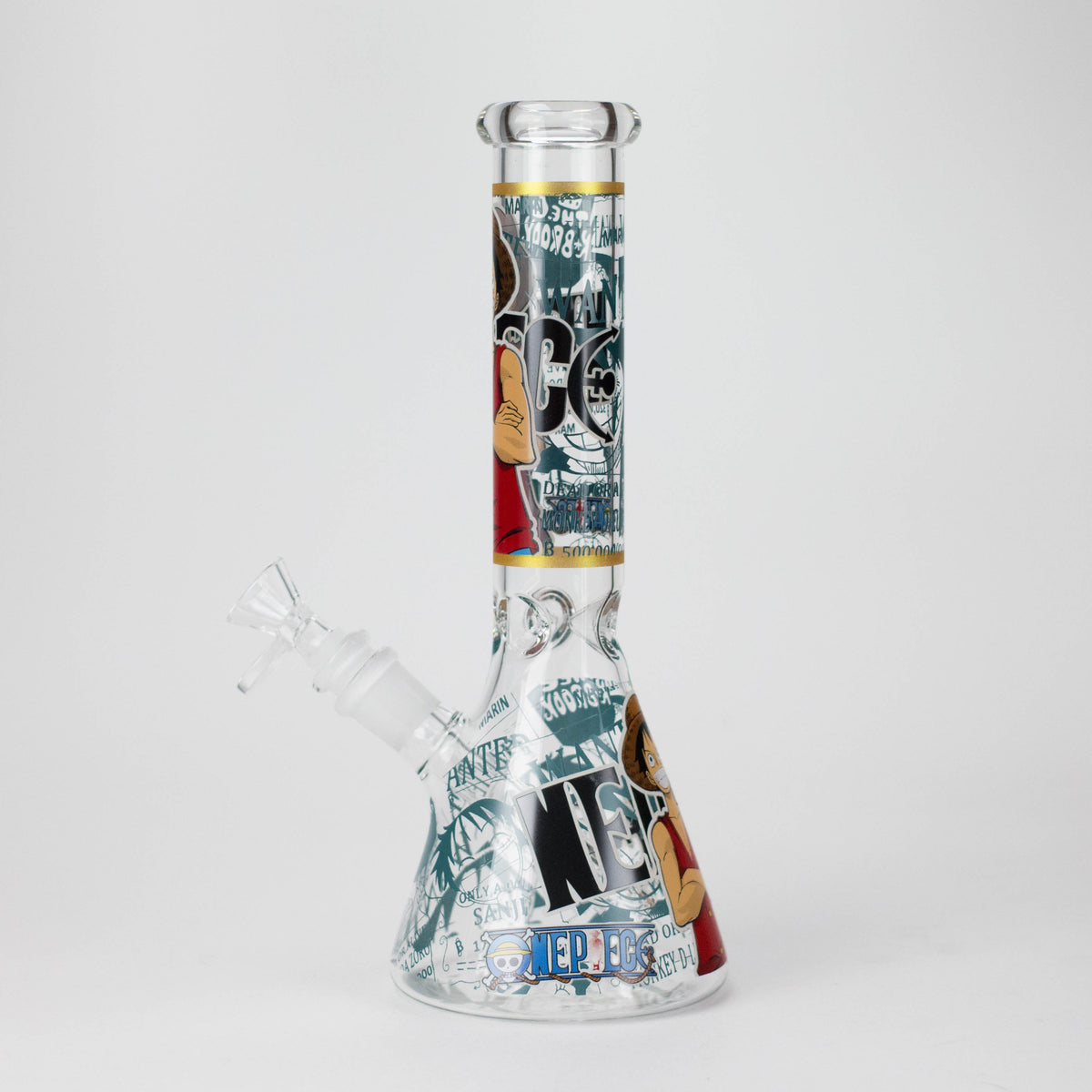 10" Anime Legends Design Glass Beaker Bong