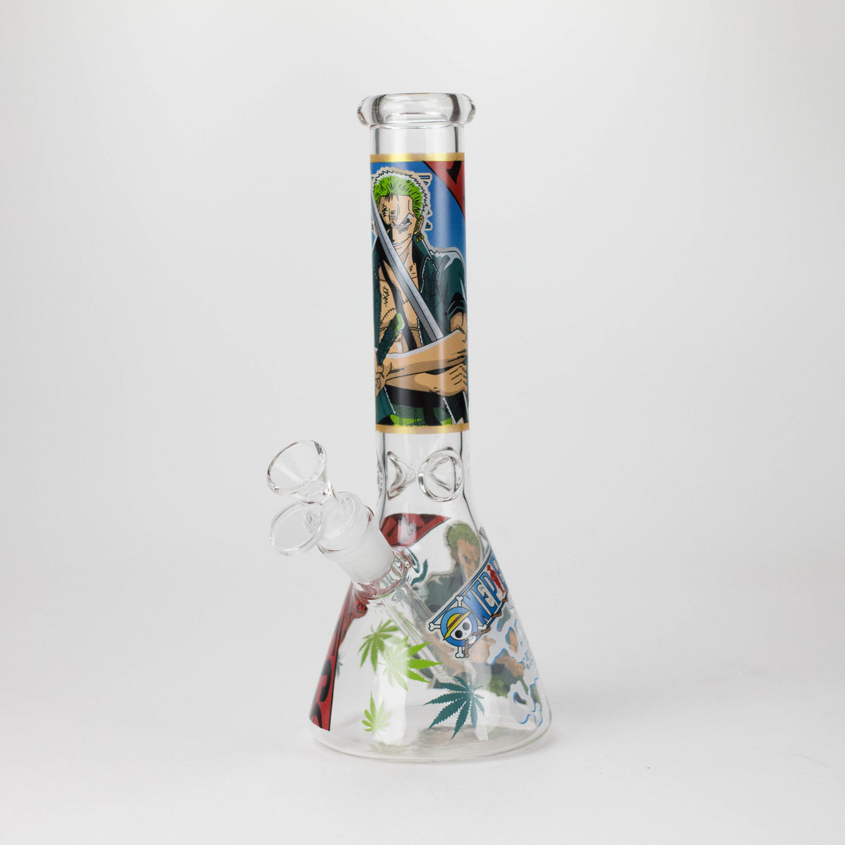 10" Anime Legends Design Glass Beaker Bong