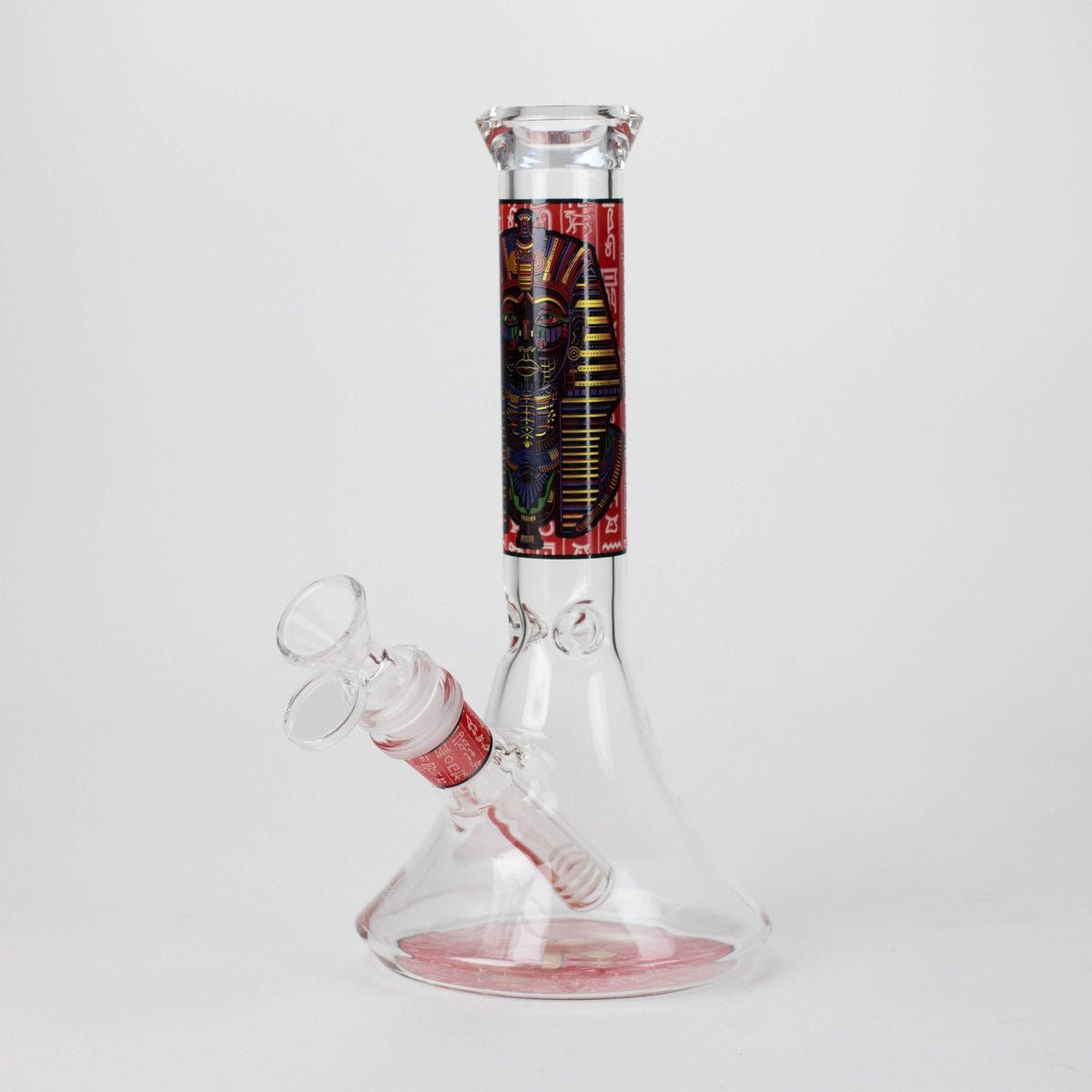 10" Pharaoh's Legacy Design Glass Beaker Bong