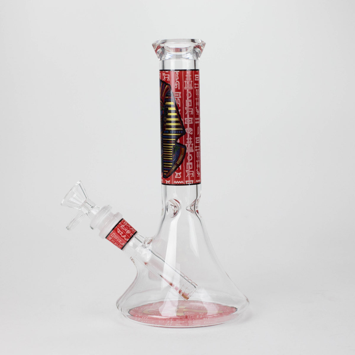 10" Pharaoh's Legacy Design Glass Beaker Bong