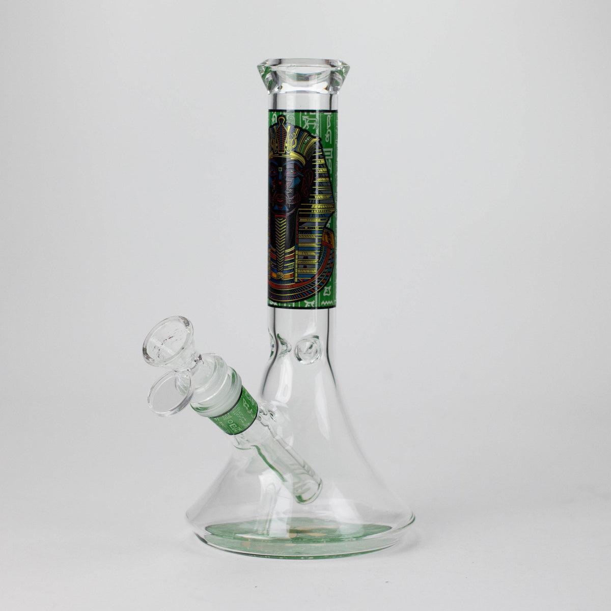 10" Pharaoh's Legacy Design Glass Beaker Bong