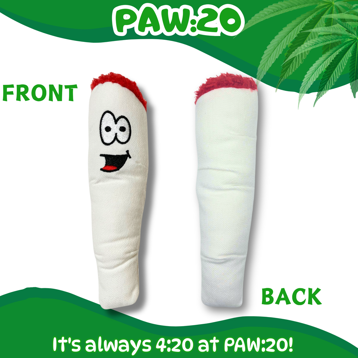 Jay the Joint - Parody Squeaky Dog Toy - 7" For Pet PAW20