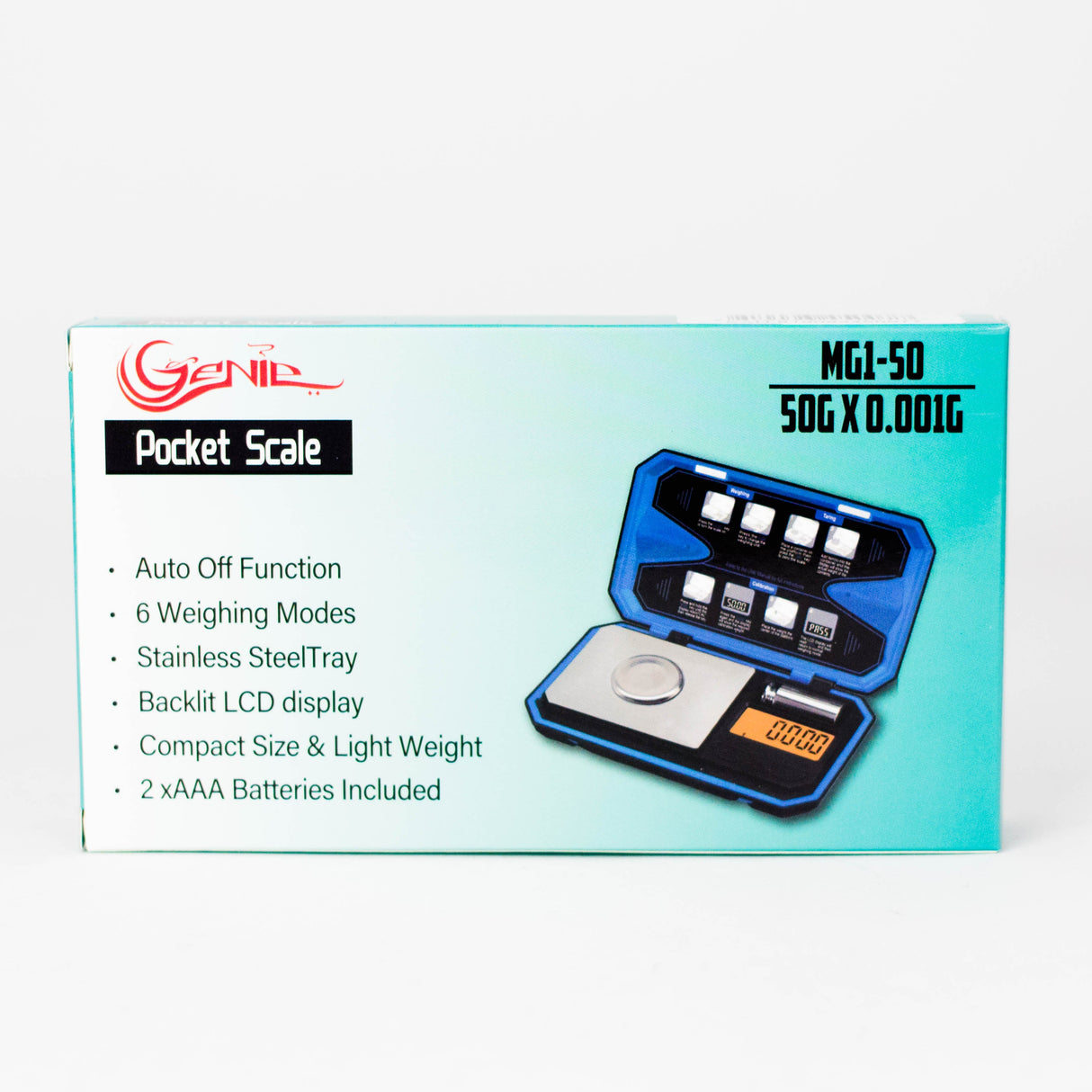 Genie | MG1-50 Pocket Scale – 50g × 0.001g Scale BB Canada