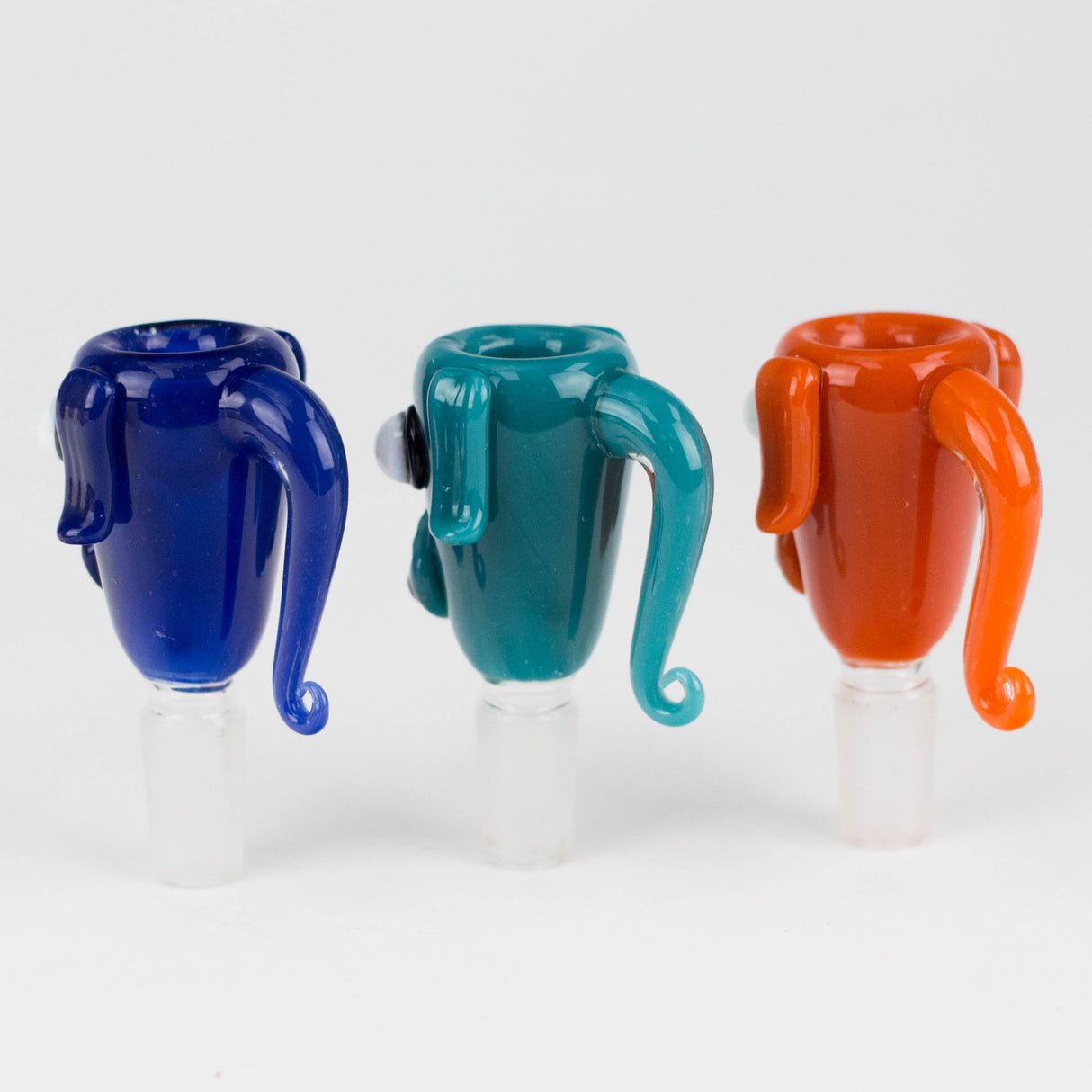 Cheech | 14mm Colourful Animal Glass Bowls with Handle – CH Bowl 110 Bowl · Popper Smoking Cat Distribution