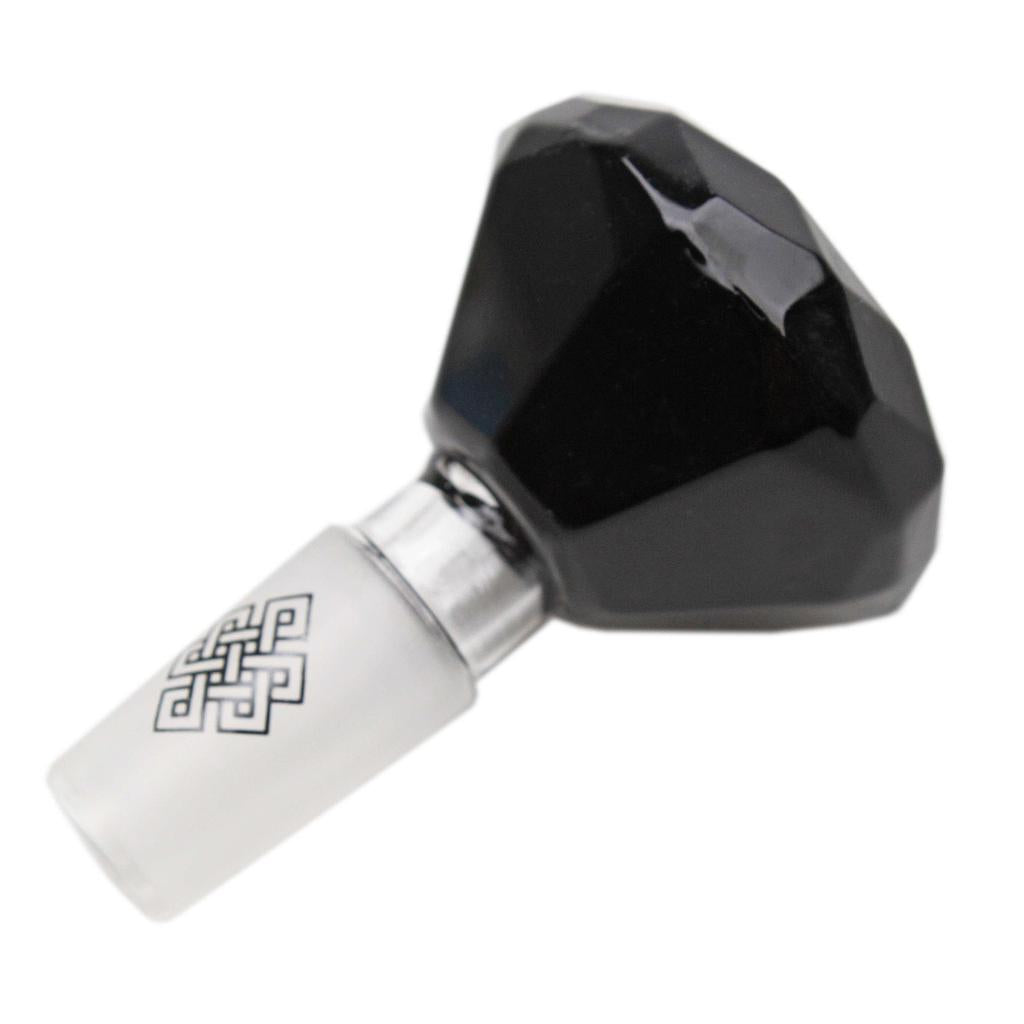 Karma | 14mm Diamond Glass Bowl Bowl · Popper Maq Distributors Black