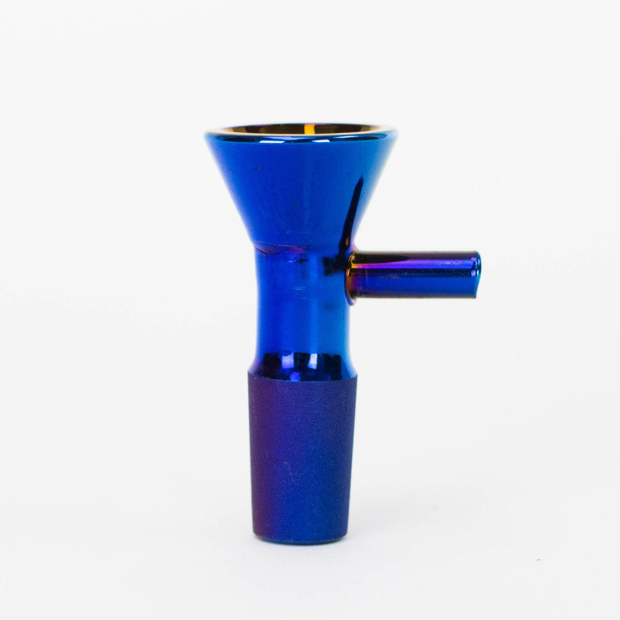 Electroplated 14mm Joint Glass Bowl ( PT1102 ) Bowl · Popper ONE Blue
