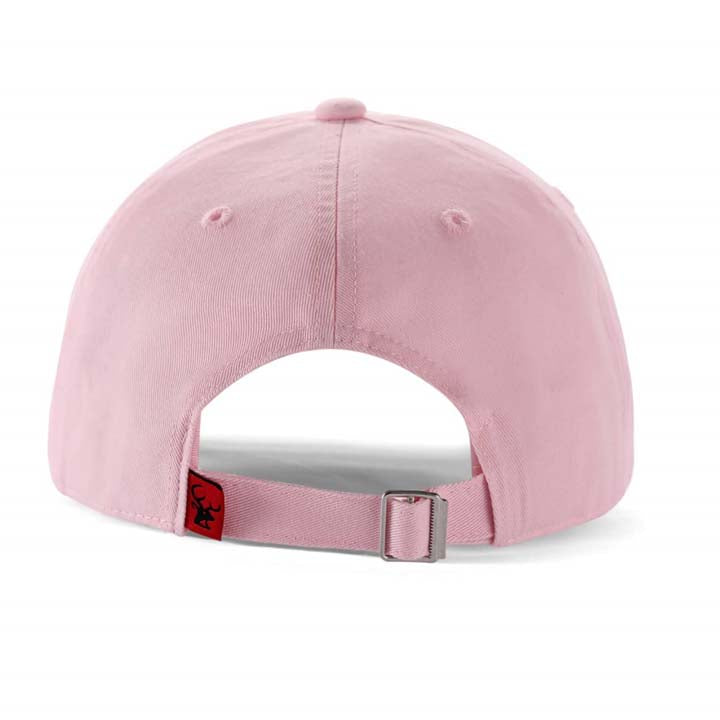 Low-Crown 6-Panel Embroidered Leaf Cap-Pink Hat & Toque Super Supplys Inc