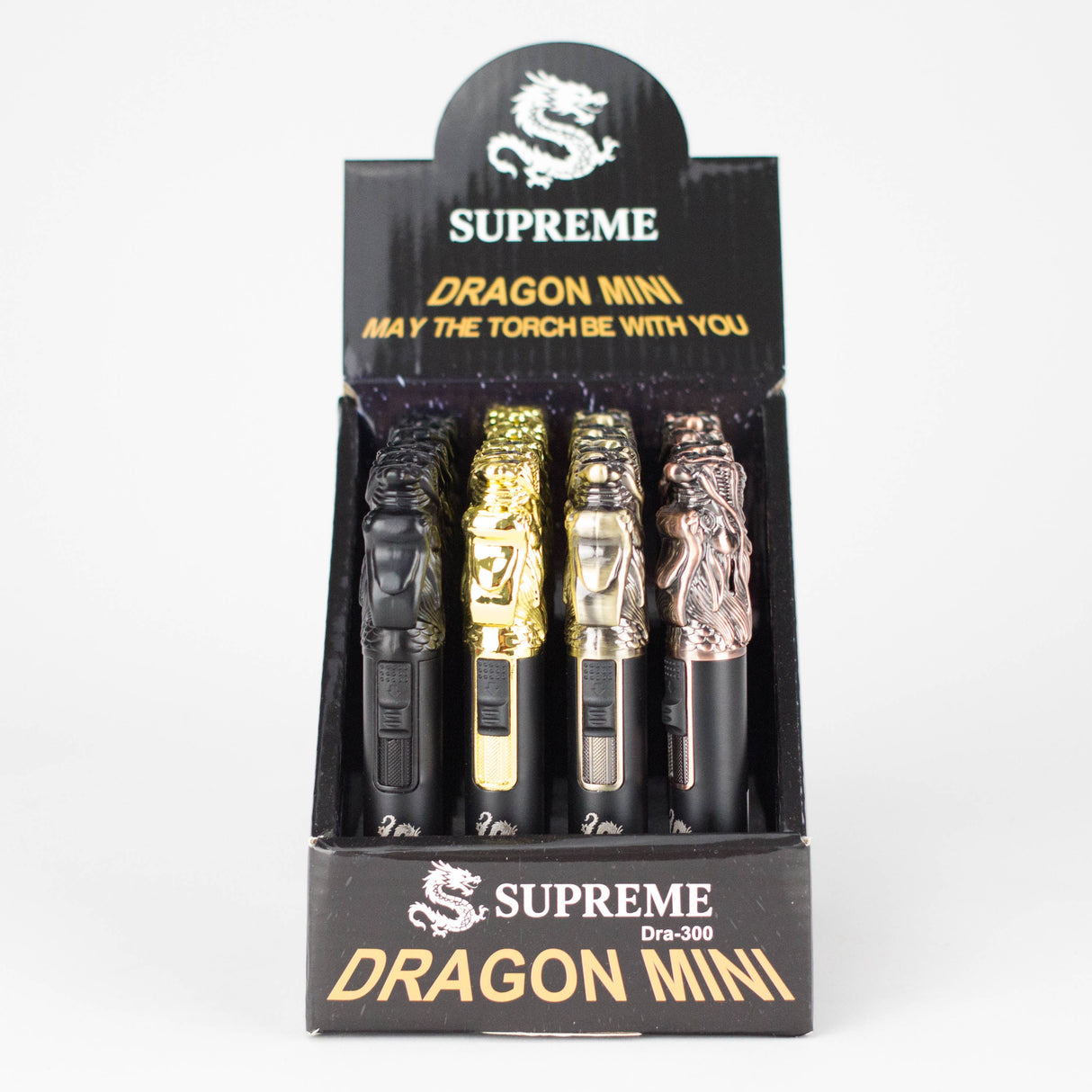 Supreme | Dragon Mini Torch Lighters – 5" (20-Pack) Torch Supreme Trading
