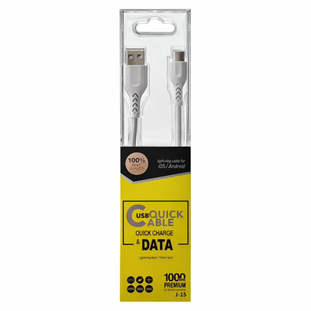 USB-A to Type-C Charging Cable – 1 Meter Charging Cable · Accessory Super Supplys Inc