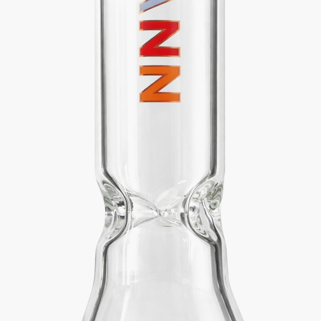 WELLCANN | 15" Heavy Duty Thick Base Beaker Rainbow Glass Bong Super Supplys Inc